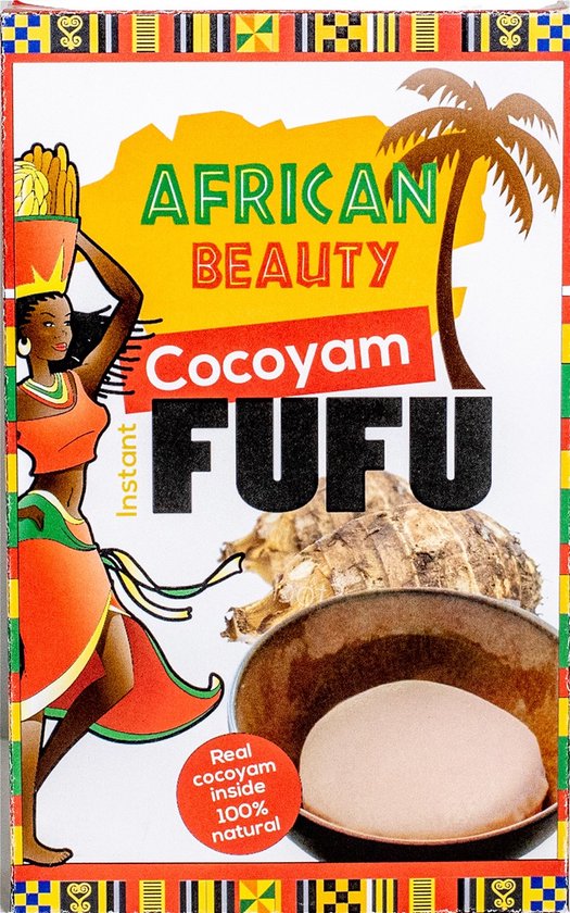 African Beauty Cocoyam Fufu