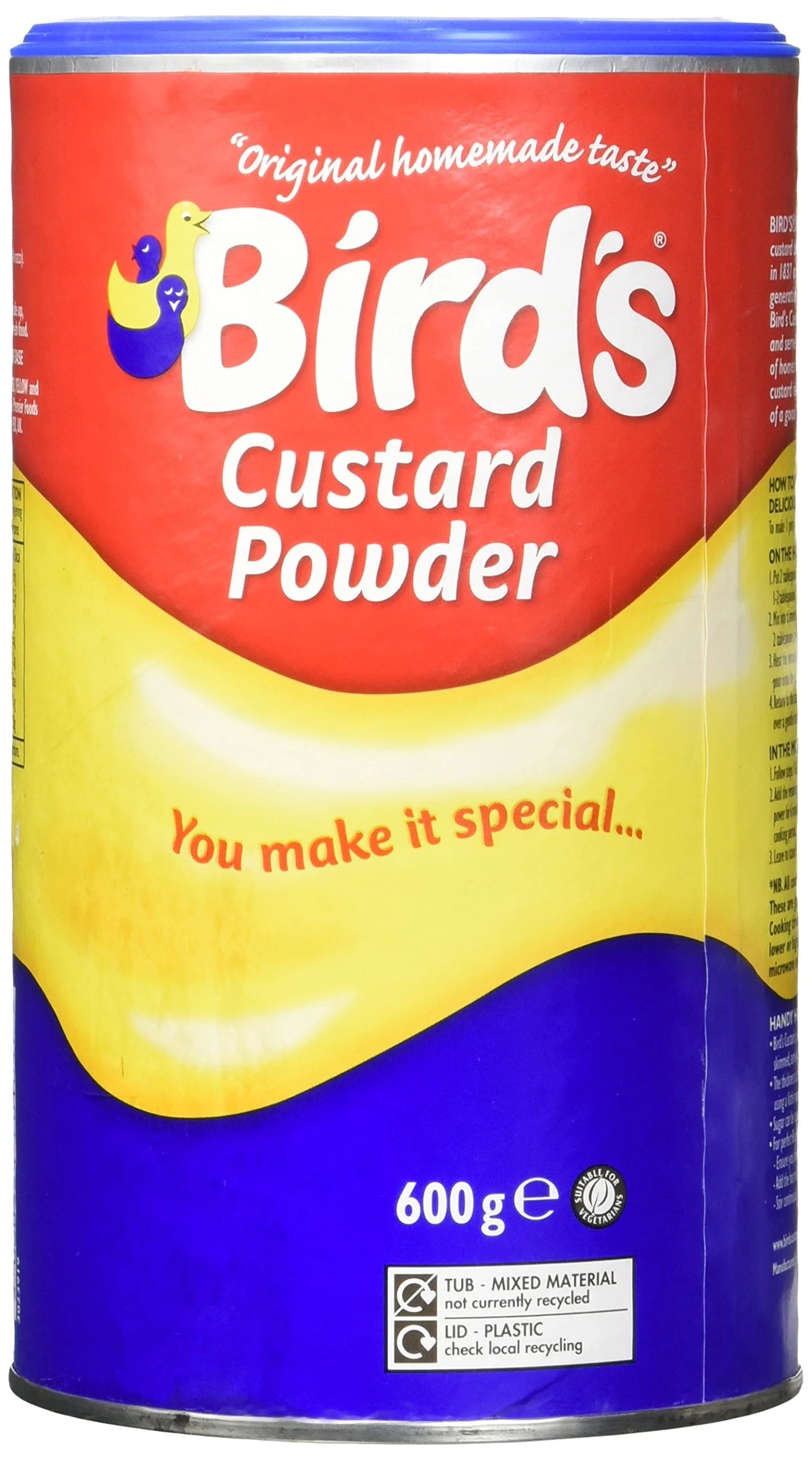 Bird's the original( Vanilla Flavoured Custard Powder) 600g